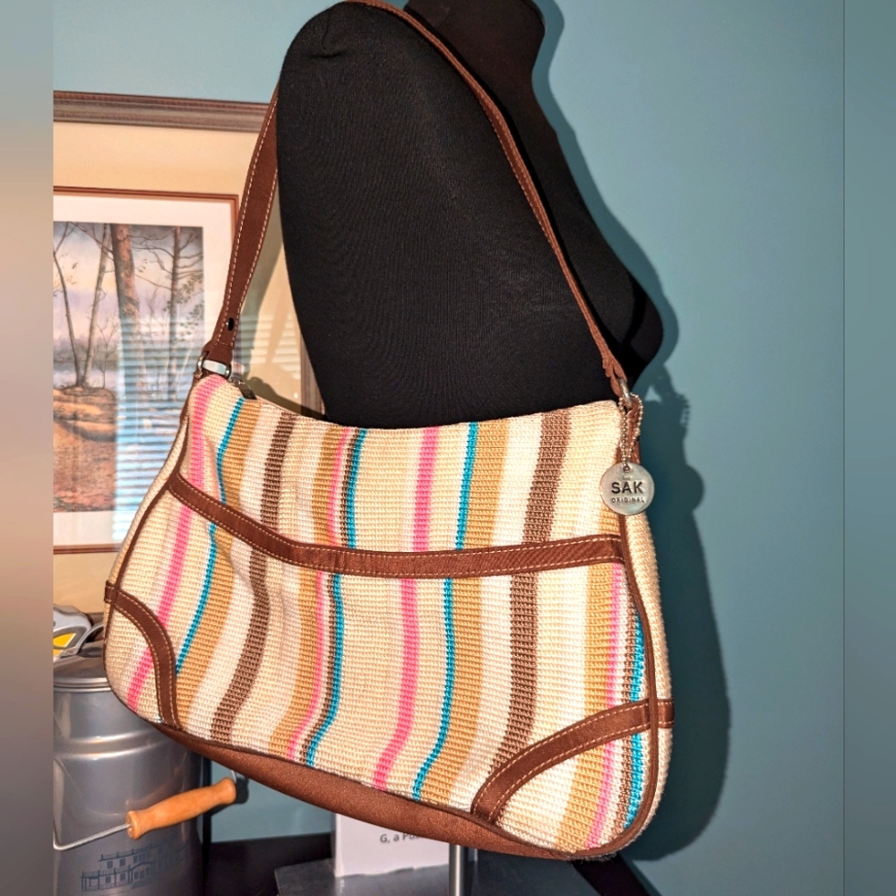 The Sak multicolor shoulder bag with zip top